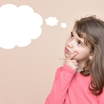 Thoughtful young girl